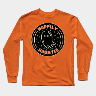 Happily Haunted Long Sleeve T-Shirt